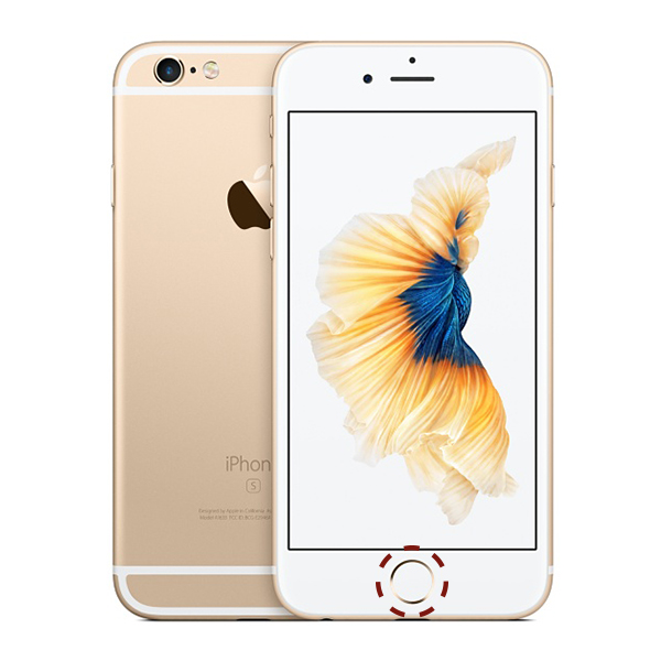 Forfait bouton home Gold iPhone 6S / 6S+